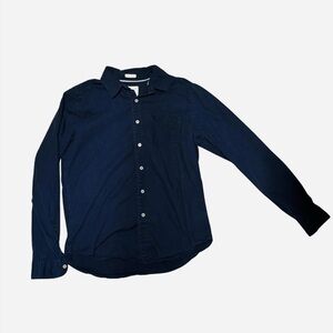 Men's Navy Blue Button Up